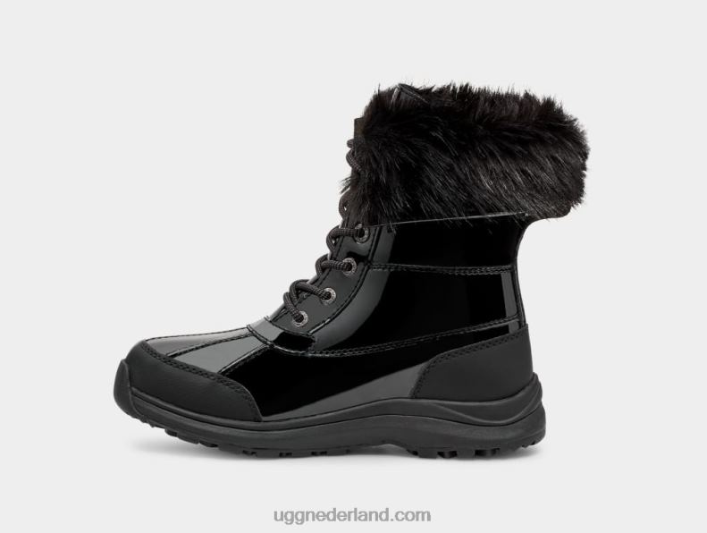 vrouwen zwart UGG adirondack laars iii patent 686ZP591