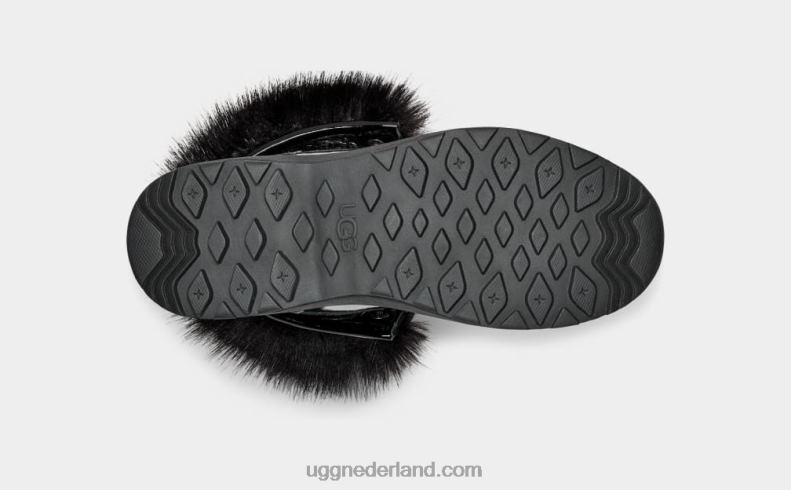 vrouwen zwart UGG adirondack laars iii patent 686ZP591