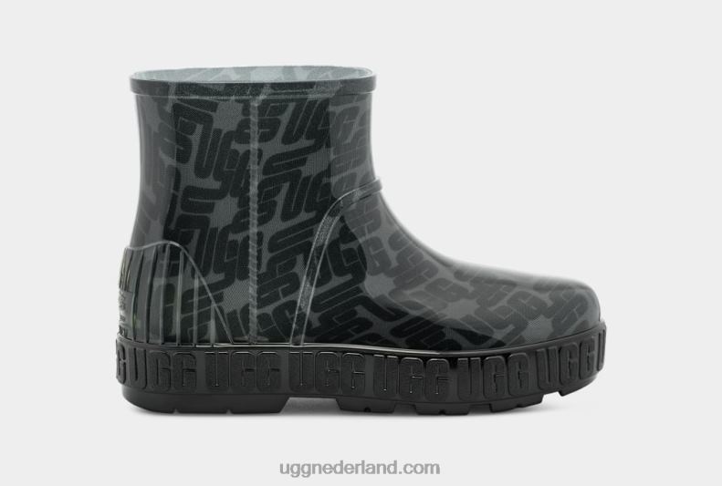 vrouwen zwart UGG drizlita grafisch monogram 686ZP2120