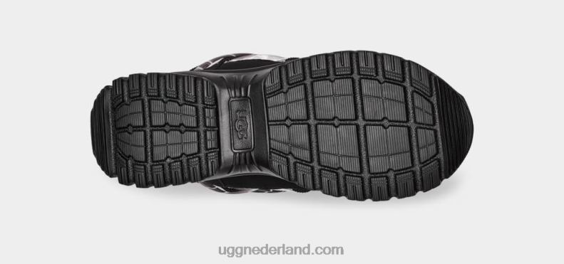 vrouwen zwart wit UGG Yose puffer golflengte midden 686ZP17